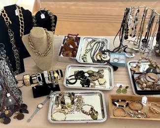 Large amount of beautiful costume jewelry.