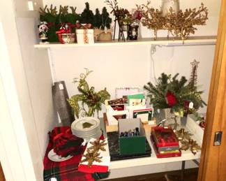 We have lots of beautiful Christmas decorations.