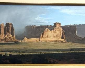 BUY IT NOW! $950.00. Mark C. Weber 9" x 18"- Framed 16" x 25" Born 1949, Cleveland OH.