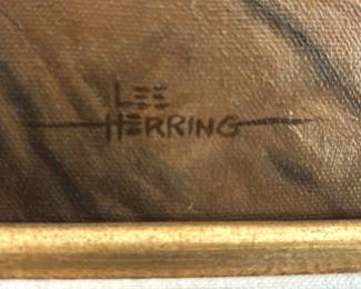 BUY IT NOW! $950.00. Lee Herring. "Ambush" 1940 Raines County, Texas. 24" x 36"-Framed 31" x 43" Purchased: 11/97 for $6,000. (Correspondence between artist and original buyer available upon request.)