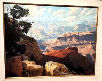 BUY IT NOW! $600.00. Fred Lucas "Grand Canyon" Framed 31 1/2" x 37 1/2"