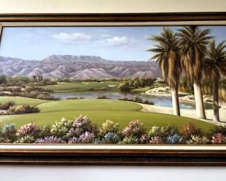BUY IT NOW! $395.00. Min Song Ree. 24" x 48"-Framed 30 1/2" x 54 1/2"