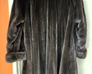 BUY IT NOW! $475.00. Long black mink fur coat. Bill Marre' Inc.