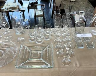 Beautiful glassware.