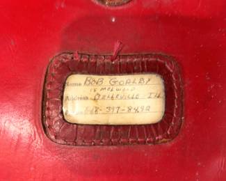 1968 Masters Champion Bob Goalby's travel golf bag.