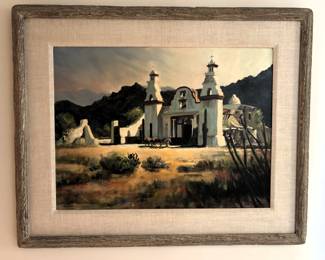 BUY IT NOW! $450.00. Peter Van Dusen, "Flower Vendor" 18" x 24"-Framed 26" x 32"