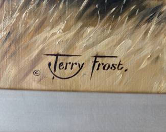 BUY IT NOW! $1,200.00. Terry Frost, "Giraffes" 20" x 30" Framed 28 1/2" x 38 1/2"