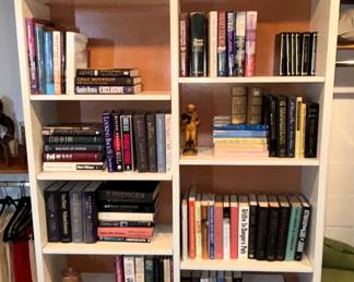 Variety of books.