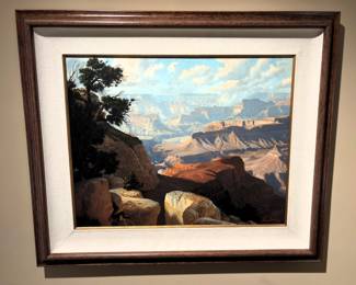 BUY IT NOW! $600.00. Fred Lucas "Grand Canyon" Framed 31 1/2" x 37 1/2"