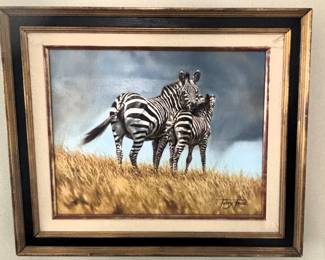 BUY IT NOW! $750.00. Terry Frost, "Zebras" 16" x 20"