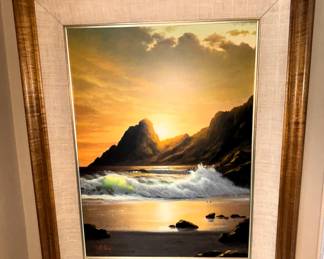 BUY IT NOW! $500.00. Anthony Casay Oil on Canvas-Untitled, B: 1942 Madrid, Spain. D: 2010 Brownsville, TX 18" x 24"-Framed 25" x 31"