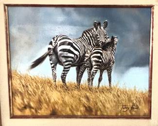 BUY IT NOW! $750.00. Terry Frost, "Zebras" 16" x 20"