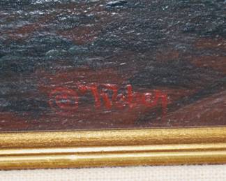 BUY IT NOW! $950.00. Mark C. Weber 9" x 18"- Framed 16" x 25" Born 1949, Cleveland OH.