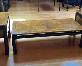Lane coffee table with two matching end tables