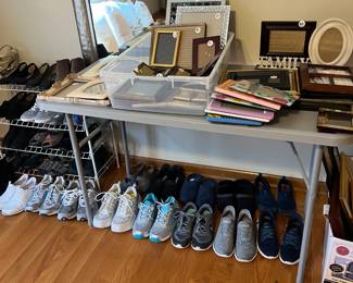 Picture frames and shoes