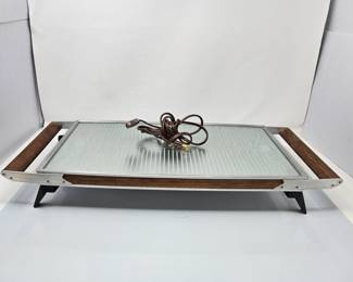 Mid Century Salton Hot Tray 22.5" x 11" Electric Food Warmer
