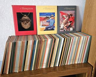 Vintage Horizon Magazine Lot ~ 1960s Hardbound Art History Culture Books ~ Mid-Century Collectible Set