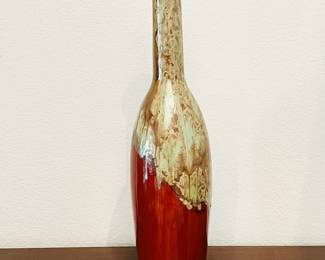 Tall 22" Vintage Ceramics Bottle Vase