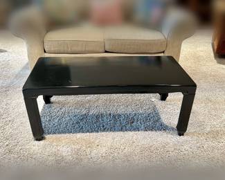Black Lacquered Coffee Table