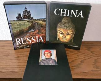 Large Hard Cover Books on The Arts and History of China and Russia - Plus the Renaissance