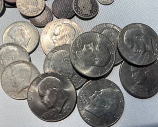 Antique Silver US coins, silver dollars and more