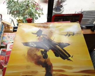 Model plane, complete and in good shape