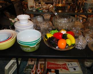 And also glass fruit too.