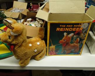 Fun vintage Red Nose Reindeer