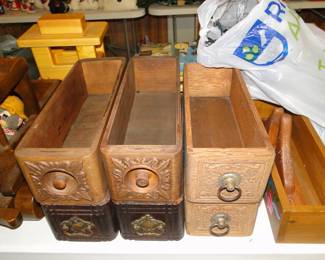 Singer sewing machine drawers
