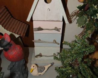 Birdhouse in all shapes, sizes and colors too