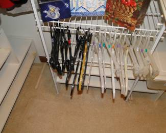 All the hangers that are empty, are totally free, so do not be shy about the amount that you take