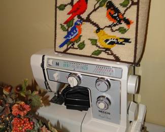 NECCHI Sewing Machine, and we have all the trimmings that go with it too