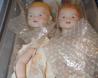 Porcelain/Bisque doll heads, and legs and arms