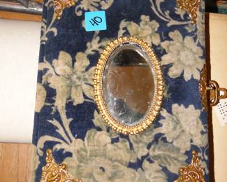 This is the cover of the very old photo album