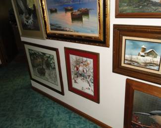 Framed one of a kind original pieces of art