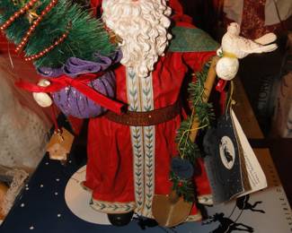 1993 Christmas Santa Clothtique The Tree Planter