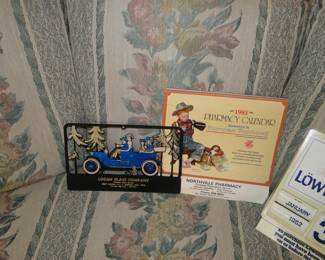 Calendars, and glass replacement company's too