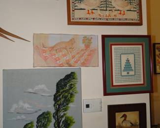 Vintage works of art
