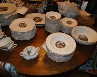Those impressive vintage place settings