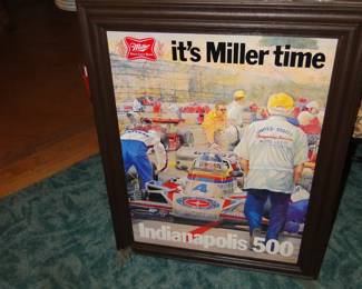 It's Miller Time with this vintage advertising sign