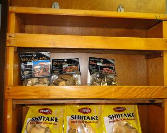 Dried mushrooms, $1 each