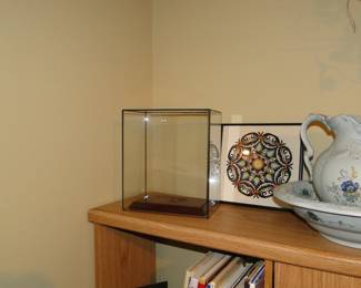 Brand new, glass display box