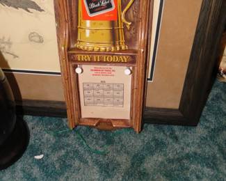 Blatz, vintage calender