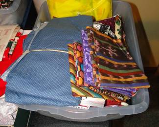 Fabric pieces, cuts, and more