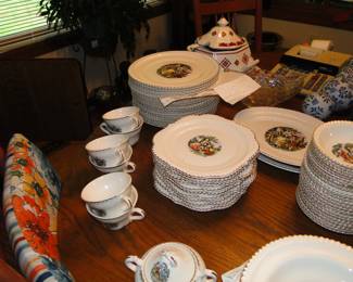 We have a very large, and we mean very large collection of vintage china