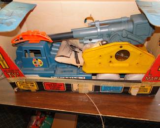 Bog Shot Cannon Toy, with the original box