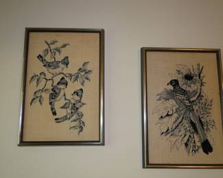 Needlepoint works