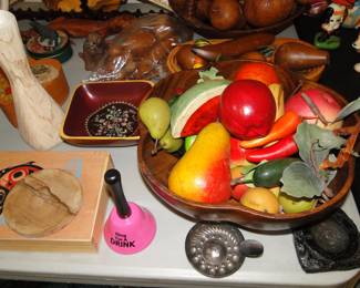 Wooden Fruit, and other great items too