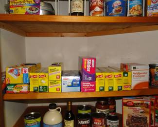 Pantry and canned goods are also $1 each, and none of them are expired at all