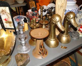 Brass and glass